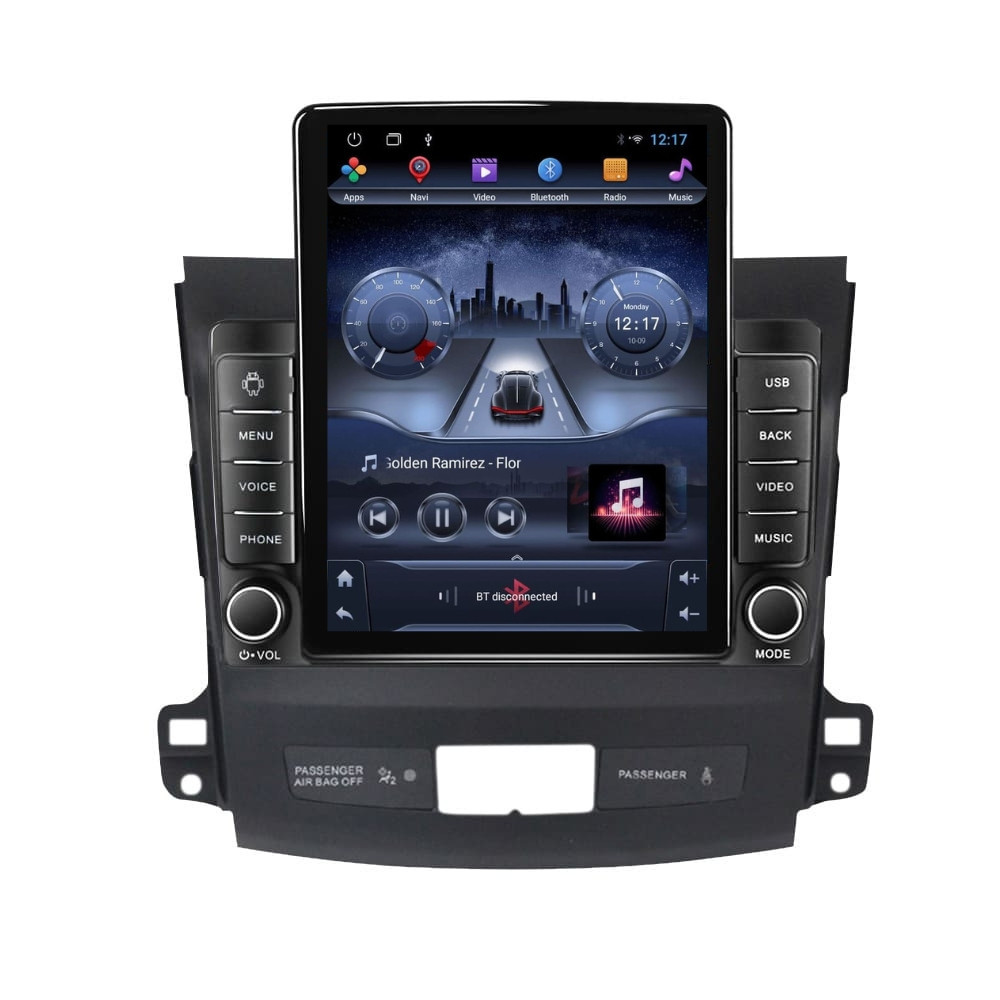 Navigatie dedicata cu Android Mitsubishi Outlander II 2006 - 2012, 1GB RAM, Radio GPS Dual Zone, Touchscreen IPS 9.7