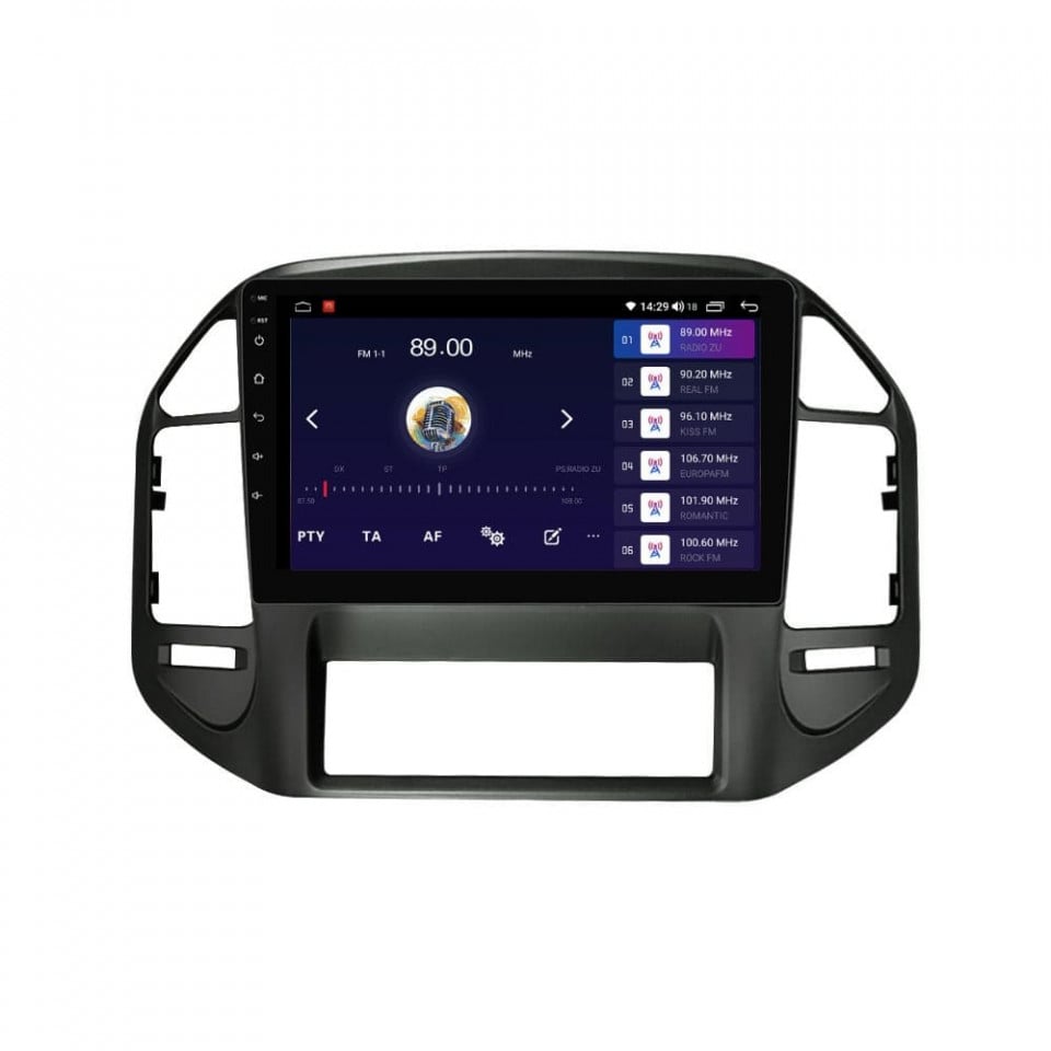 Navigatie dedicata cu Android Mitsubishi Pajero III 2001 - 2006, 4GB RAM, Radio GPS Dual Zone, Display HD QLED 10