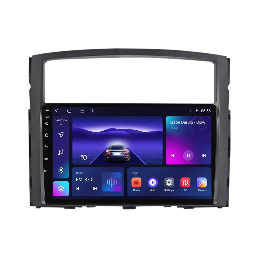 Navigatie dedicata cu Android Mitsubishi Pajero IV 2006 - 2018, 3GB RAM, Radio GPS Dual Zone, Display HD QLED 9