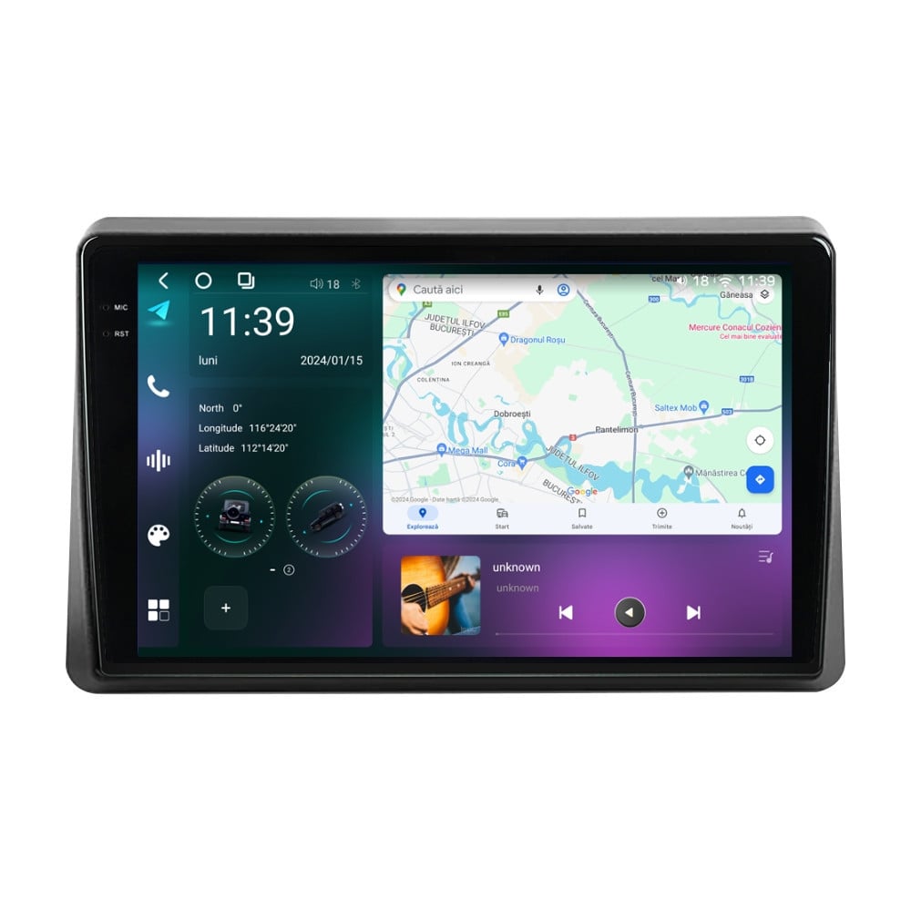 Navigatie dedicata cu Android Nissan Interstar dupa 2021, 12GB RAM, Radio GPS Dual Zone, Display 2K QLED 10.36