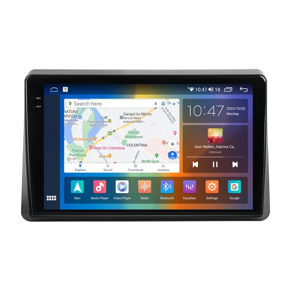 Navigatie dedicata cu Android Nissan Interstar dupa 2021, 8GB RAM, Radio GPS Dual Zone, Display 2K QLED 10.36