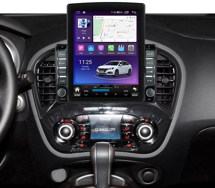 Navigatie dedicata cu Android Nissan Juke 2010 - 2019, 4GB RAM, Radio GPS Dual Zone, Touchscreen IPS 9.7