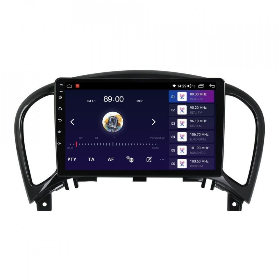 Navigatie dedicata cu Android Nissan Juke 2010 - 2019, 8GB RAM, Radio GPS Dual Zone, Display HD QLED 9