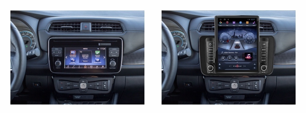 Navigatie dedicata cu Android Nissan Leaf II 2017 - 2025, 1GB RAM, Radio GPS Dual Zone, Touchscreen IPS 9.7
