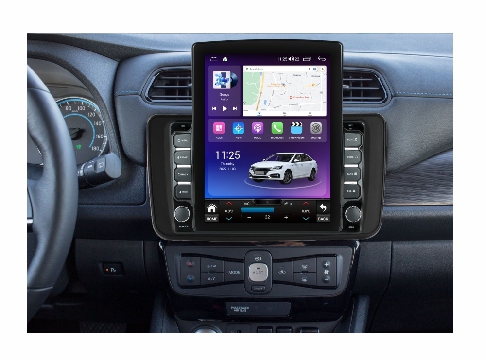Navigatie dedicata cu Android Nissan Leaf II 2017 - 2025, 4GB RAM, Radio GPS Dual Zone, Touchscreen IPS 9.7