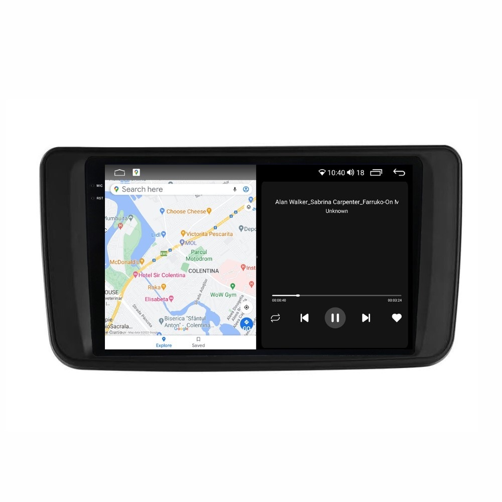 Navigatie dedicata cu Android Nissan Leaf II 2017 - 2025, 4GB RAM, Radio GPS Dual Zone, Display 2K QLED 9.5