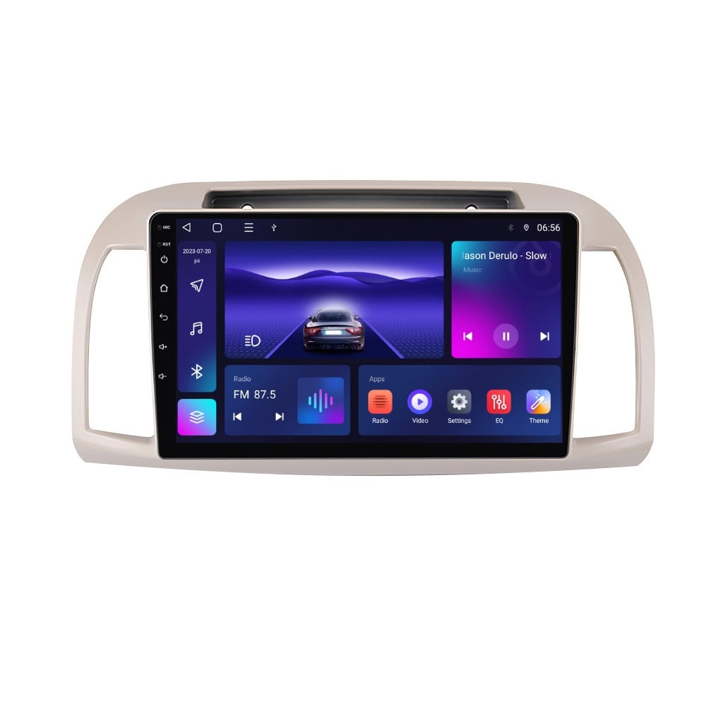 Navigatie dedicata cu Android Nissan Micra III 2003 - 2010, 2GB RAM, Radio GPS Dual Zone, Display HD QLED 9