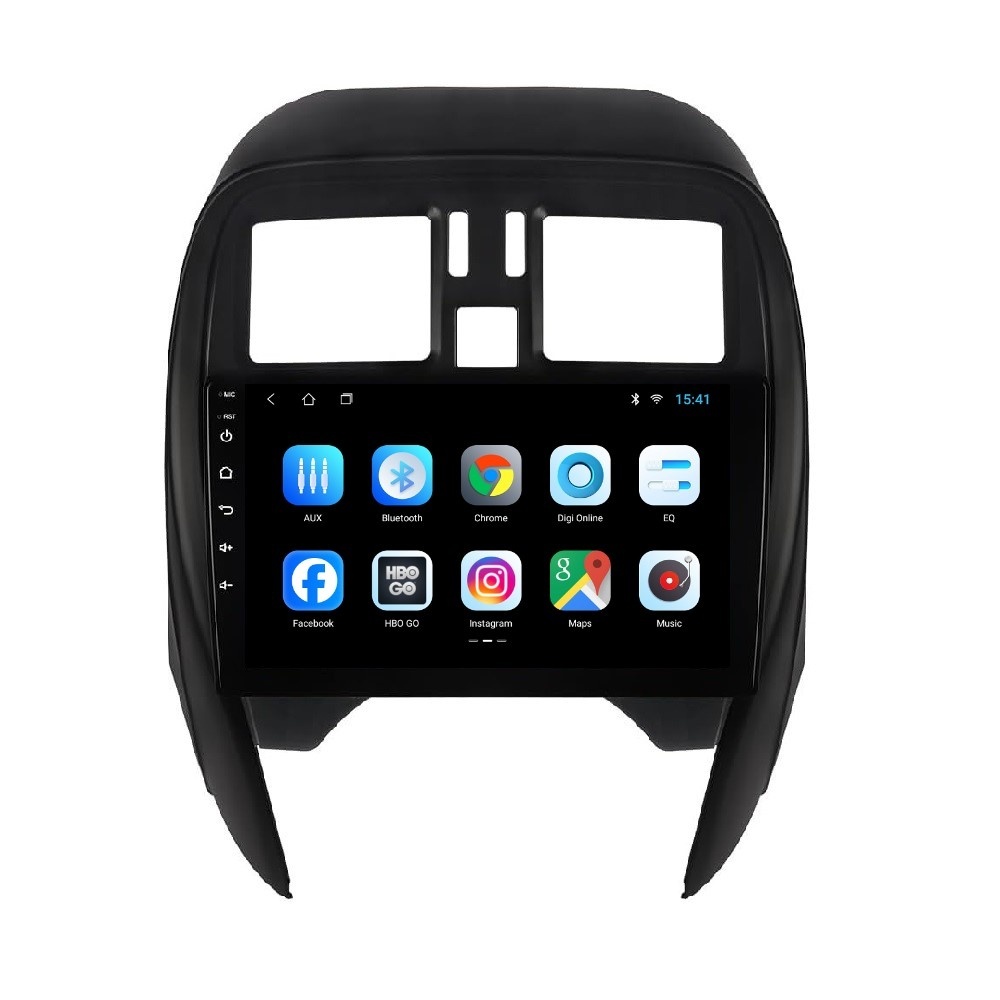 Navigatie dedicata cu Android Nissan Micra IV 2014 - 2017, 1GB RAM, Radio GPS Dual Zone, Display HD IPS 9