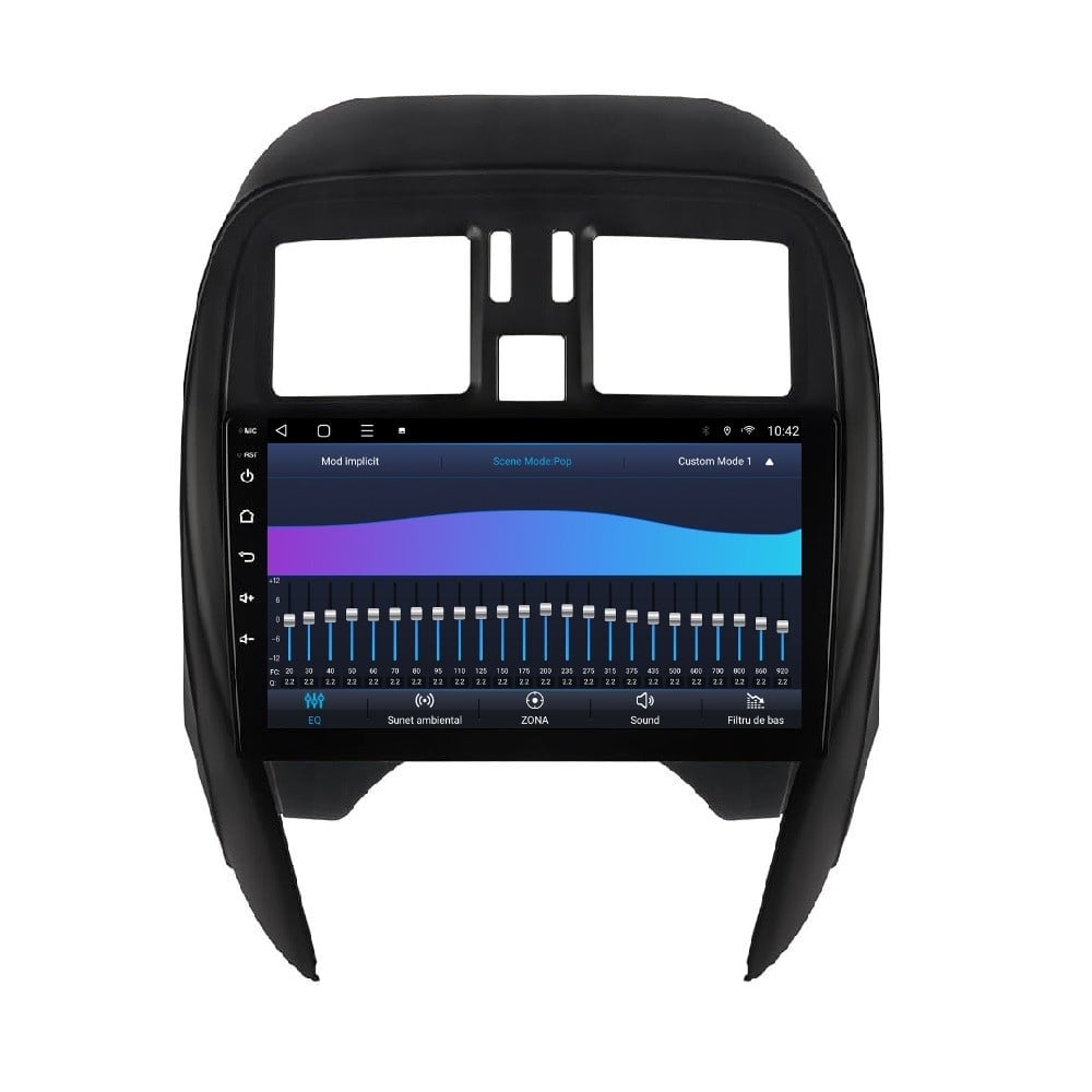 Navigatie dedicata cu Android Nissan Micra IV 2014 - 2017, 3GB RAM, Radio GPS Dual Zone, Display HD QLED 9