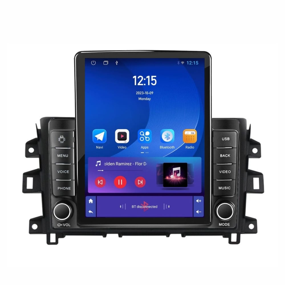 Navigatie dedicata cu Android Nissan Navara / NP300 D23 dupa 2014, 1GB RAM, Radio GPS Dual Zone, Touchscreen IPS 9.7