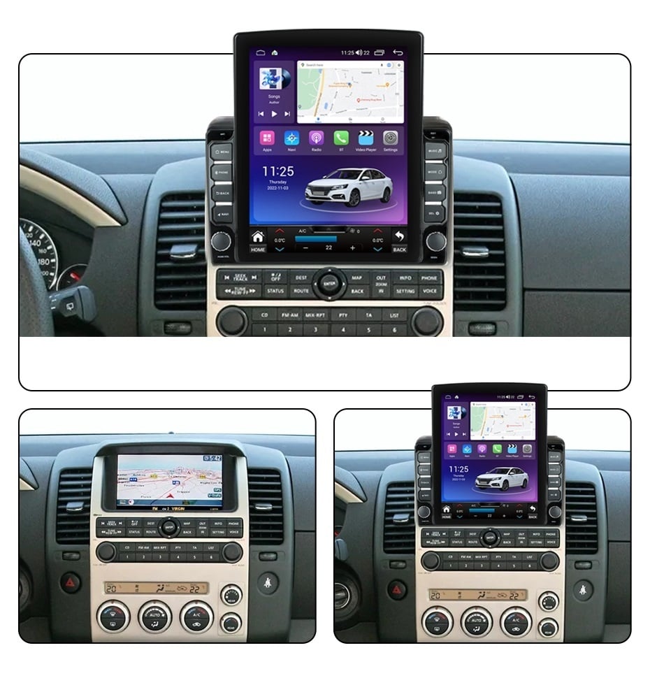 Navigatie dedicata cu Android Nissan Pathfinder III R51 2005 - 2014 cu navigatie originala, 8GB RAM, Radio GPS Dual Zone, Touchscreen IPS 9.7