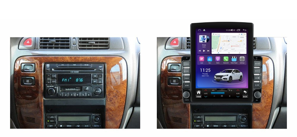 Navigatie dedicata cu Android Nissan Patrol GR V 1997 - 2010, 4GB RAM, Radio GPS Dual Zone, Touchscreen IPS 9.7