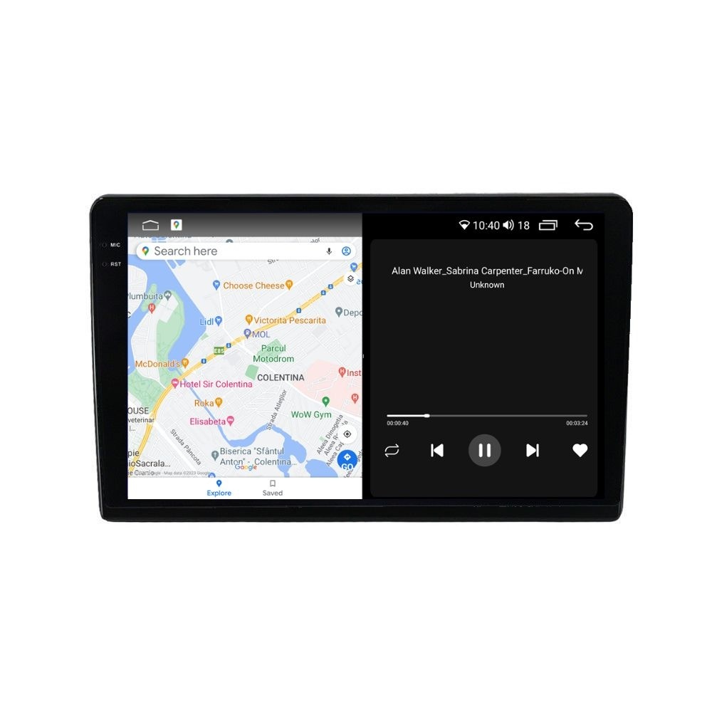 Navigatie dedicata cu Android Nissan Primastar 2001 - 2010, 4GB RAM, Radio GPS Dual Zone, Display 2K QLED 9.5