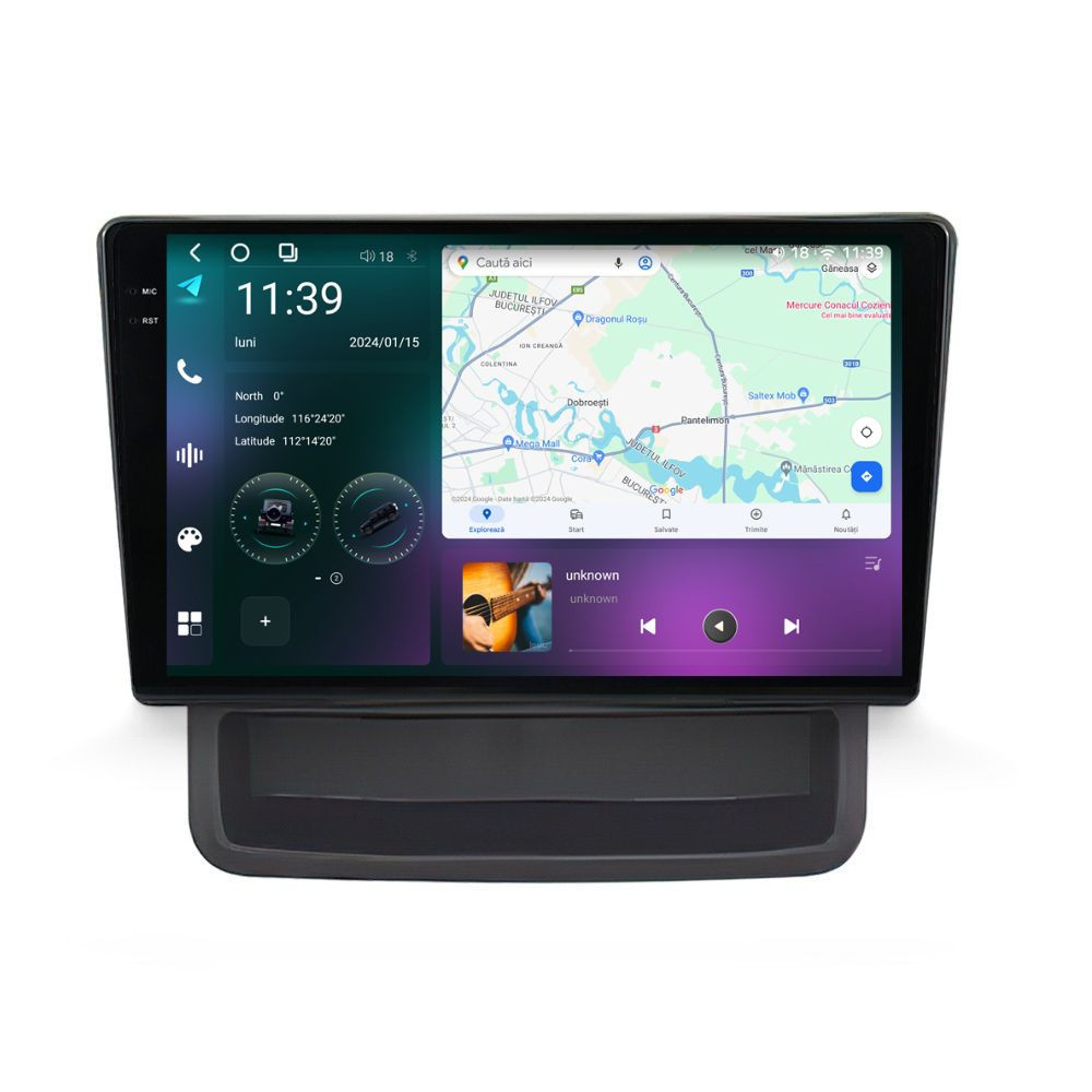 Navigatie dedicata cu Android Nissan Primastar 2010 - 2014, 12GB RAM, Radio GPS Dual Zone, Display 2K QLED 10.36" Touchscreen, Internet Wi-Fi si slot SIM 4G, Bluetooth, MirrorLink, USB, Waze