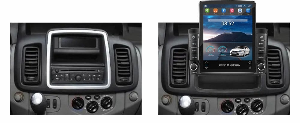 Navigatie dedicata cu Android Nissan Primastar 2010 - 2014, 1GB RAM, Radio GPS Dual Zone, Touchscreen IPS 9.7