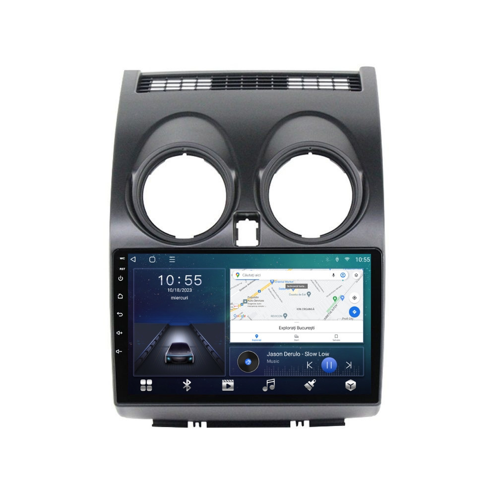 Navigatie dedicata cu Android Nissan Qashqai I 2006 - 2014, 2GB RAM, Radio GPS Dual Zone, Display HD QLED 9