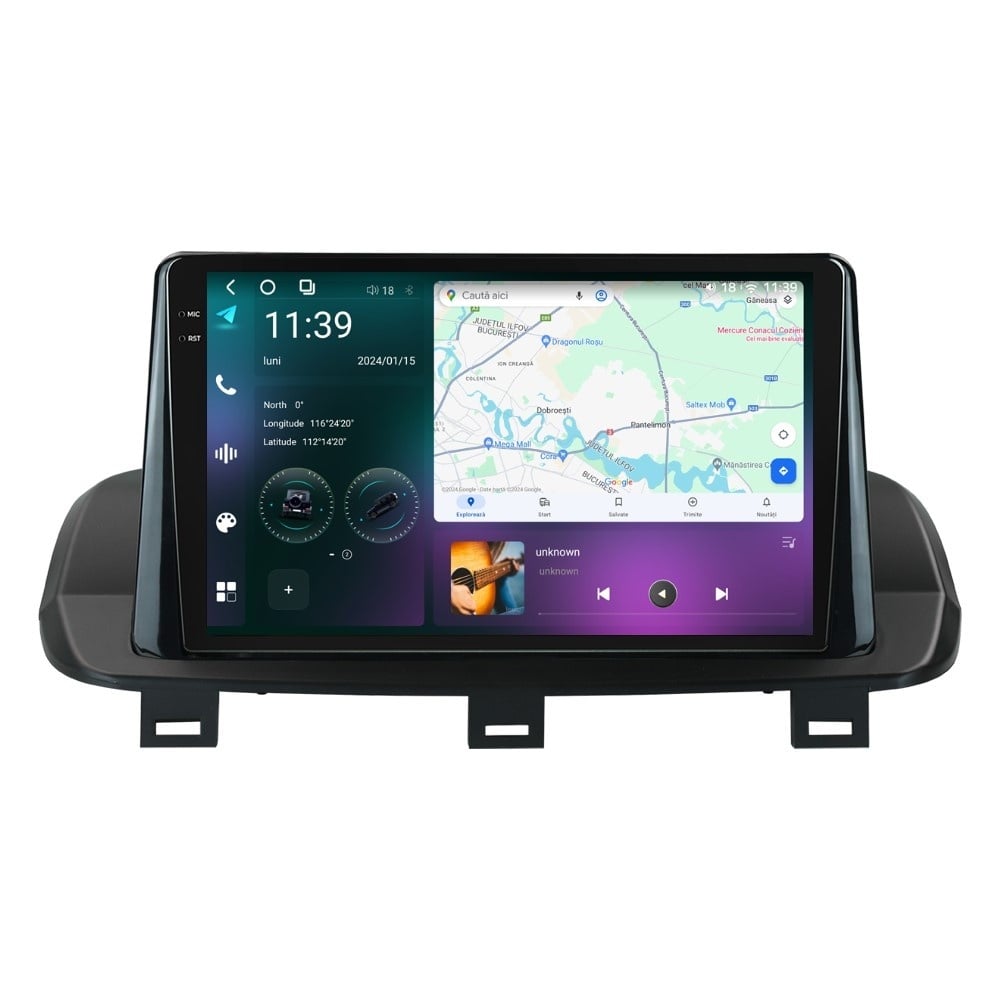 Navigatie dedicata cu Android Nissan Qashqai III dupa 2021, 12GB RAM, Radio GPS Dual Zone, Display 2K QLED 10.36