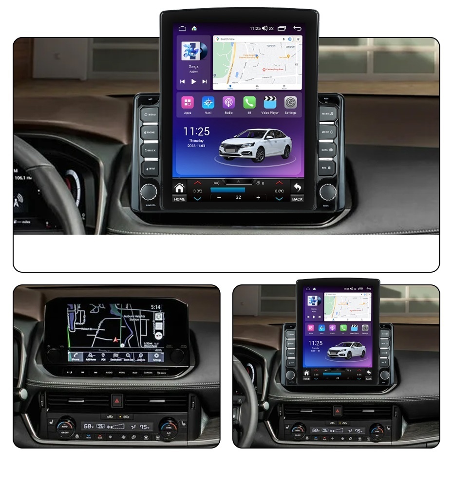 Navigatie dedicata cu Android Nissan Qashqai III dupa 2021, 8GB RAM, Radio GPS Dual Zone, Touchscreen IPS 9.7