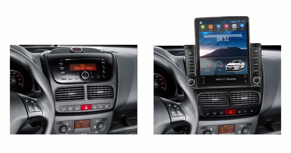 Navigatie dedicata cu Android Opel Combo D 2012 - 2018, 2GB RAM, Radio GPS Dual Zone, Touchscreen IPS 9.7