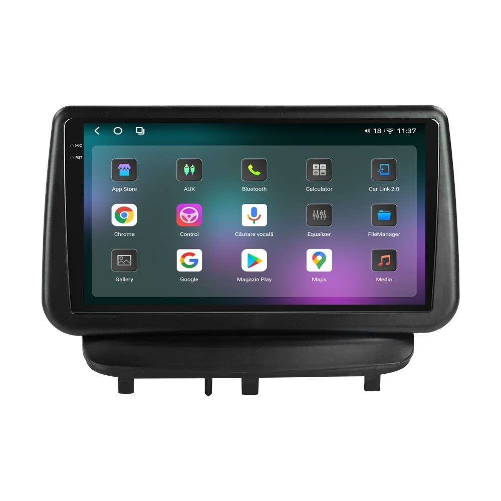 Navigatie dedicata cu Android Opel Corsa D 2006 - 2014, 12GB RAM, Radio GPS Dual Zone, Display 2K QLED 9.5\'\' Touchscreen, Internet Wi-Fi si slot SIM 4G, Bluetooth, MirrorLink, USB, Waze - 2 | YEO