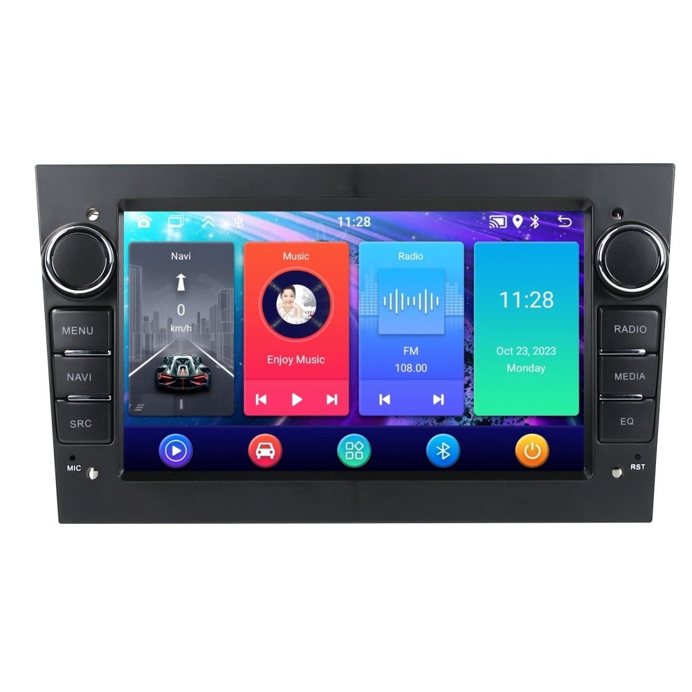 Navigatie dedicata cu Android Opel Corsa D 2006 - 2014, negru, 2GB RAM, Radio GPS Dual Zone, Display HD 7