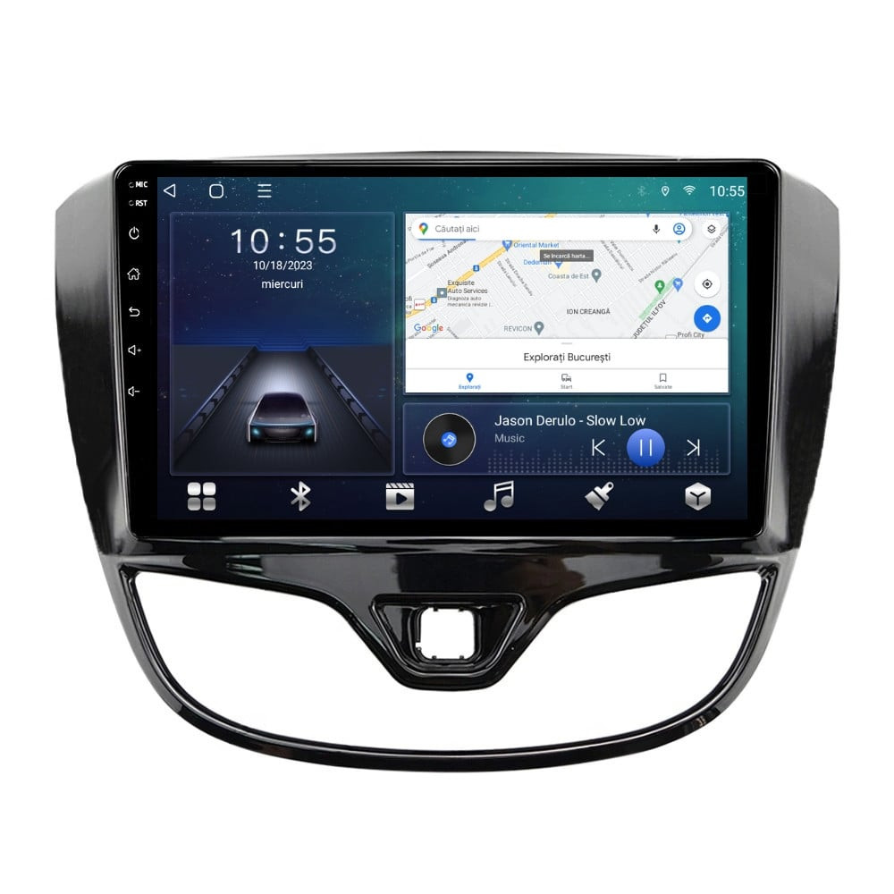 Navigatie dedicata cu Android Opel Karl 2015 - 2019, 3GB RAM, Radio GPS Dual Zone, Display HD QLED 9