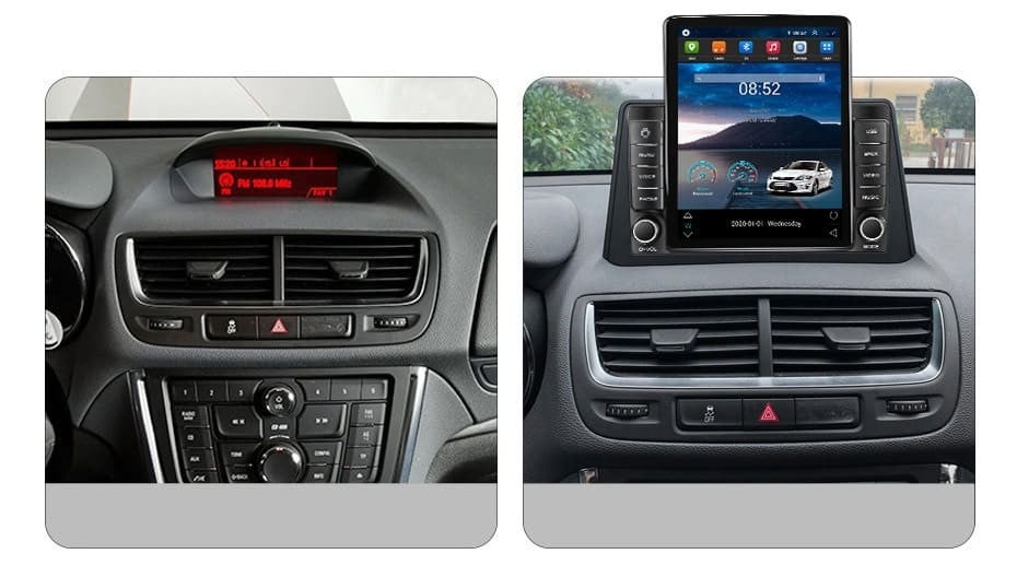 Navigatie dedicata cu Android Opel Mokka A 2012 - 2016, 1GB RAM, Radio GPS Dual Zone, Touchscreen IPS 9.7