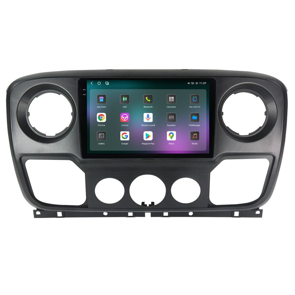 Navigatie dedicata cu Android Opel Movano B 2010 - 2019, 12GB RAM, Radio GPS Dual Zone, Display 2K QLED 10.36