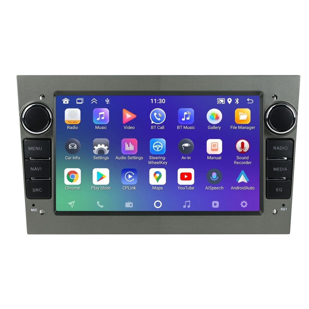 Navigatie dedicata cu Android Opel Signum 2003 - 2008, gri inchis, 2GB RAM, Radio GPS Dual Zone, Display HD 7