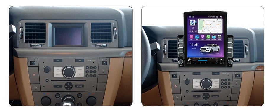 Navigatie dedicata cu Android Opel Vectra C 2002 - 2009, 8GB RAM, Radio GPS Dual Zone, Touchscreen IPS 9.7