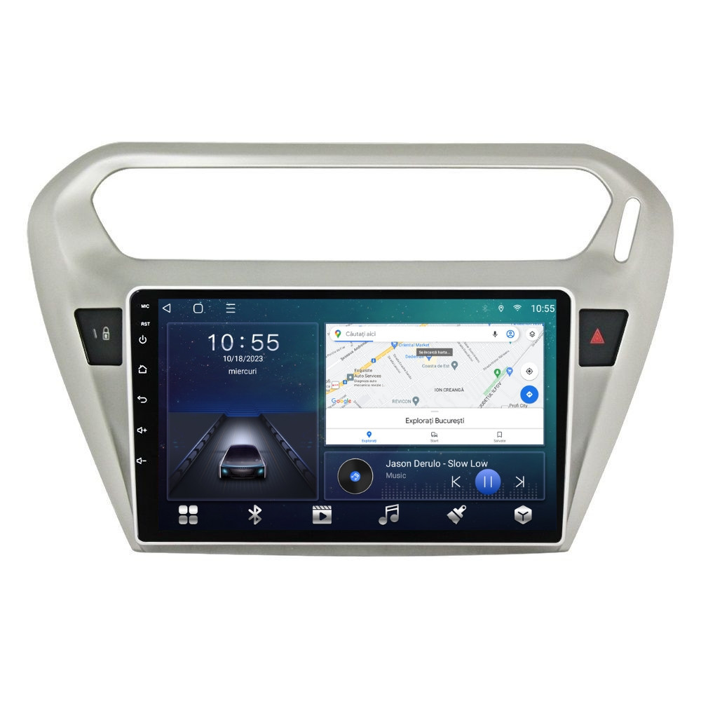 Navigatie dedicata cu Android Peugeot 301 dupa 2012, 2GB RAM, Radio GPS Dual Zone, Display HD QLED 9