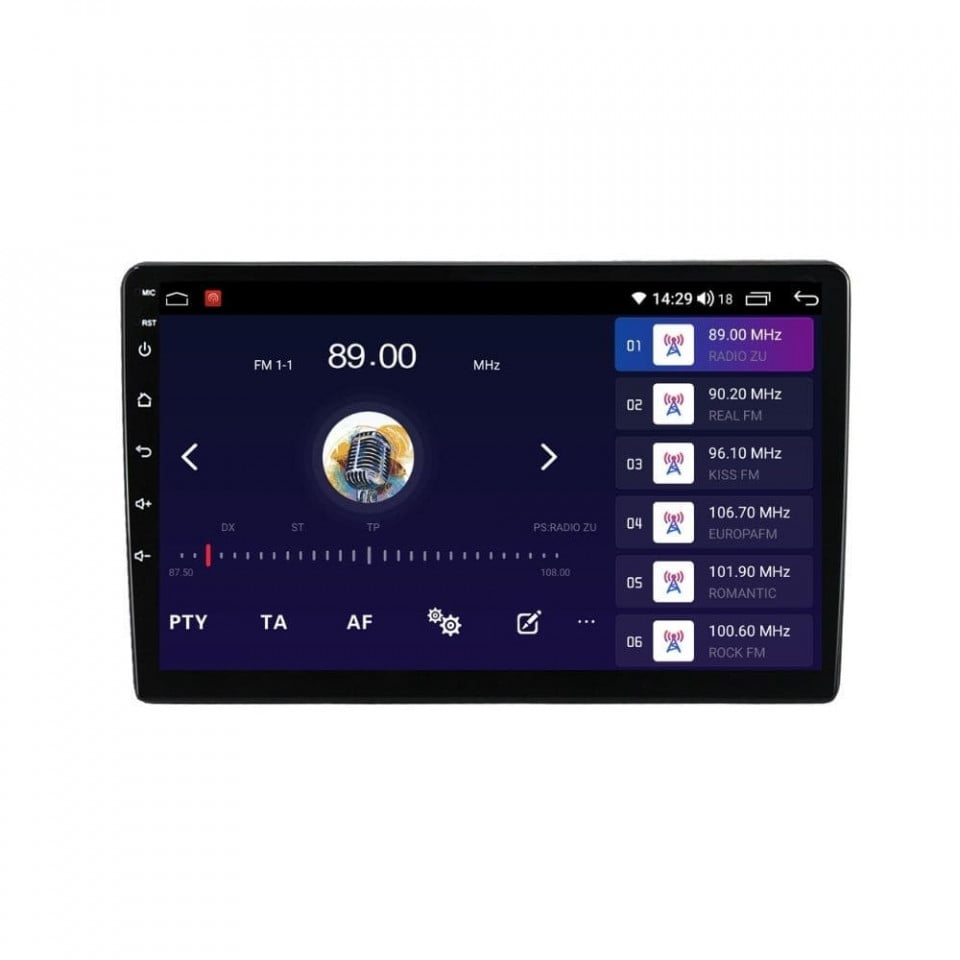 Navigatie dedicata cu Android Peugeot Boxer dupa 2006, 4GB RAM, Radio GPS Dual Zone, Display HD QLED 9