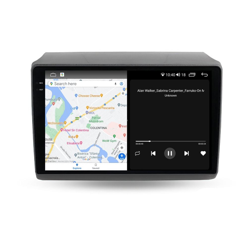 Navigatie dedicata cu Android Peugeot Boxer dupa 2006 cu navigatie originala, 8GB RAM, Radio GPS Dual Zone, Display 2K QLED 9.5