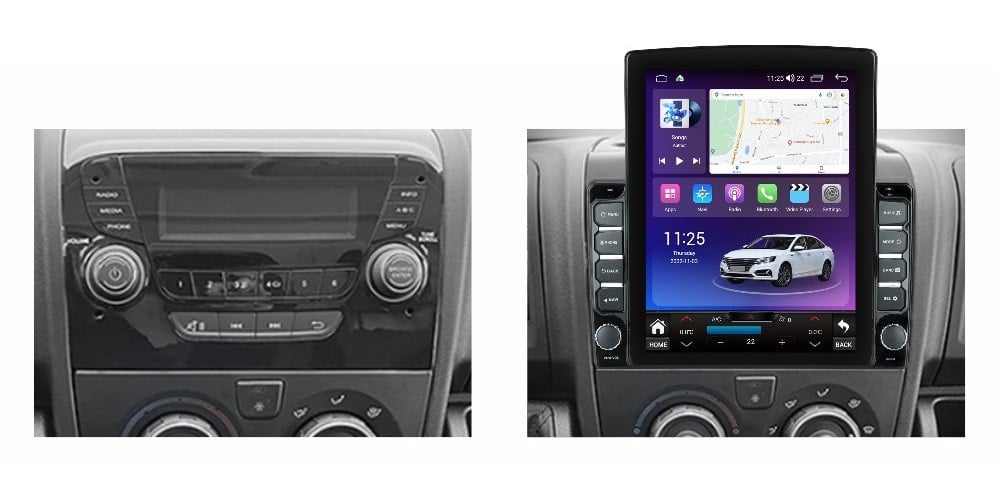 Navigatie dedicata cu Android Peugeot Boxer dupa 2006 cu navigatie originala, 8GB RAM, Radio GPS Dual Zone, Touchscreen IPS 9.7