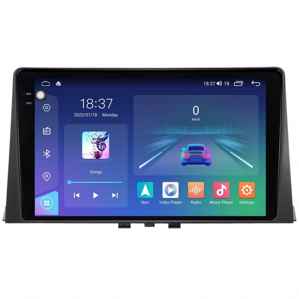 Navigatie dedicata cu Android Peugeot Partner dupa 2018, 4GB RAM, Radio GPS Dual Zone, Display 2K QLED 10.36