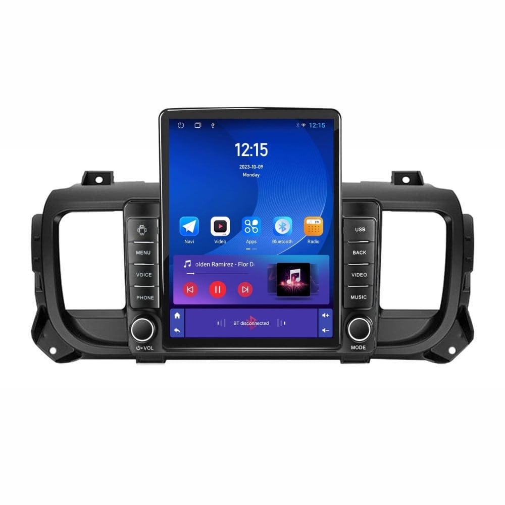 Navigatie dedicata cu Android Peugeot Traveller dupa 2016, 1GB RAM, Radio GPS Dual Zone, Touchscreen IPS 9.7" HD tip Tesla, Internet Wi-Fi, Bluetooth, MirrorLink, USB