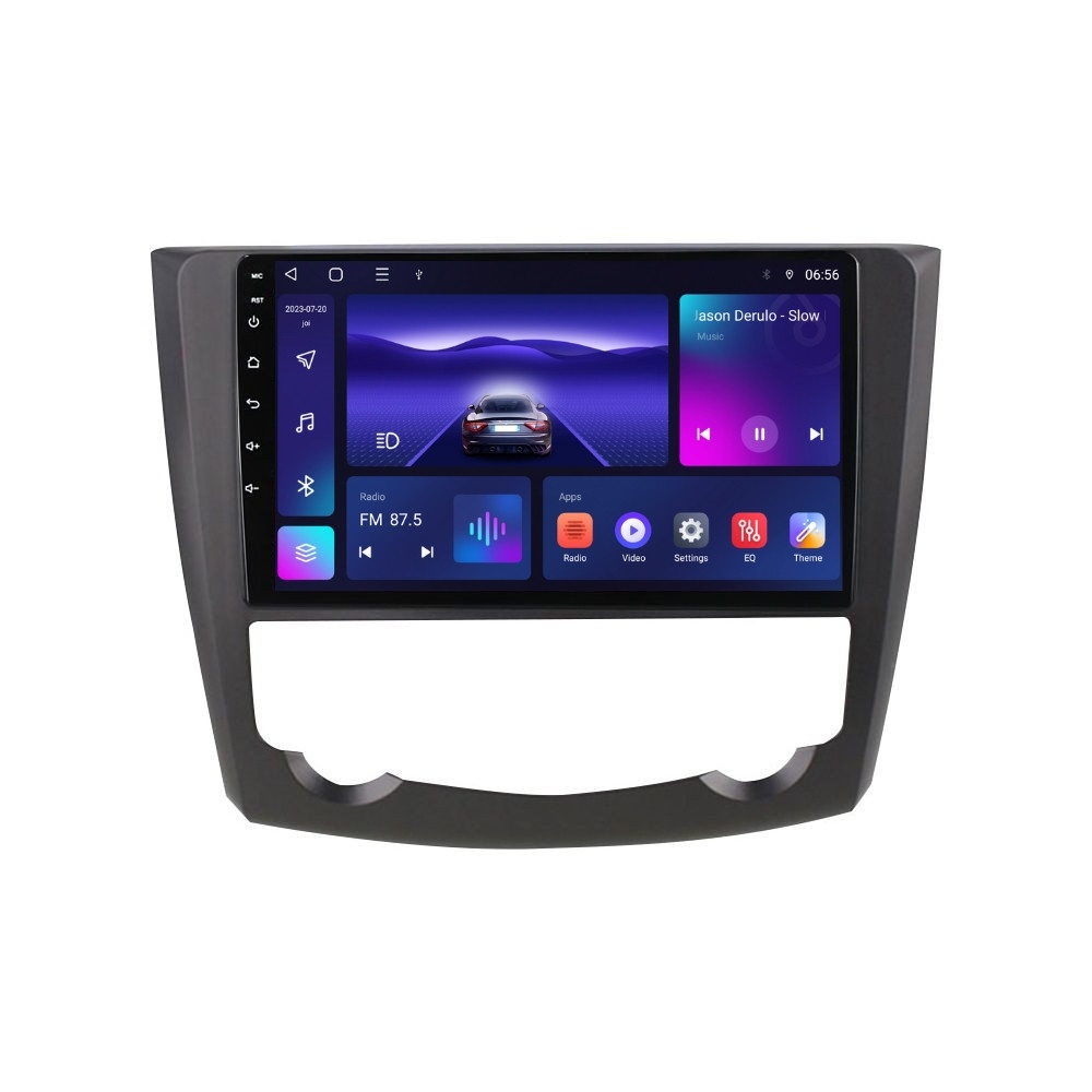 Navigatie dedicata cu Android Renault Kadjar 2015 - 2018, 2GB RAM, Radio GPS Dual Zone, Display HD QLED 9" Touchscreen, Internet Wi-Fi si slot SIM 4G, Bluetooth, MirrorLink, USB - Imagine 2