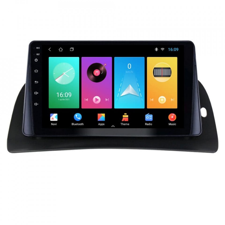 Navigatie dedicata cu Android Renault Kangoo II 2014 - 2021, 1GB RAM, Radio GPS Dual Zone, Display HD IPS 9