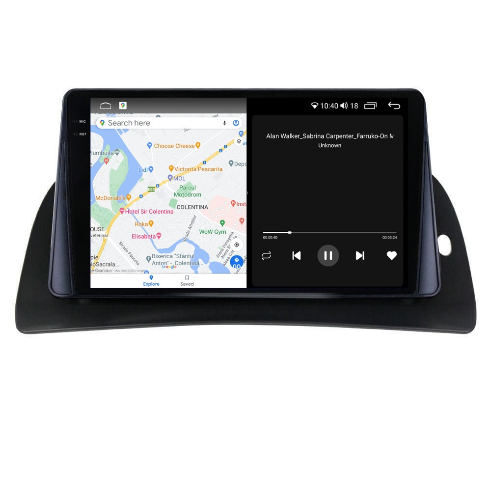 Navigatie dedicata cu Android Renault Kangoo II 2014 - 2021, 4GB RAM, Radio GPS Dual Zone, Display 2K QLED 9.5