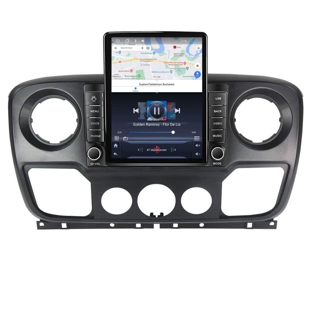 Navigatie dedicata cu Android Renault Master III 2010 - 2019, 2GB RAM, Radio GPS Dual Zone, Touchscreen IPS 9.7