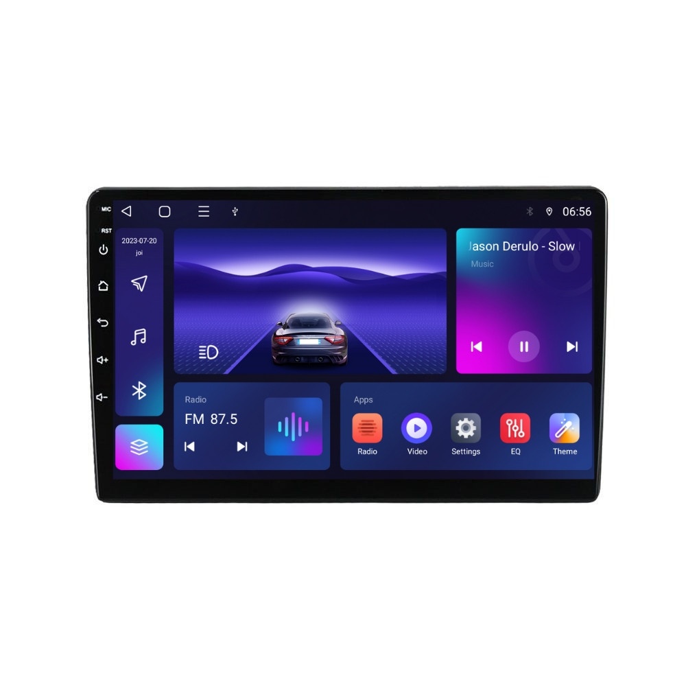 Navigatie dedicata cu Android Renault Zoe dupa 2019, 3GB RAM, Radio GPS Dual Zone, Display HD QLED 9