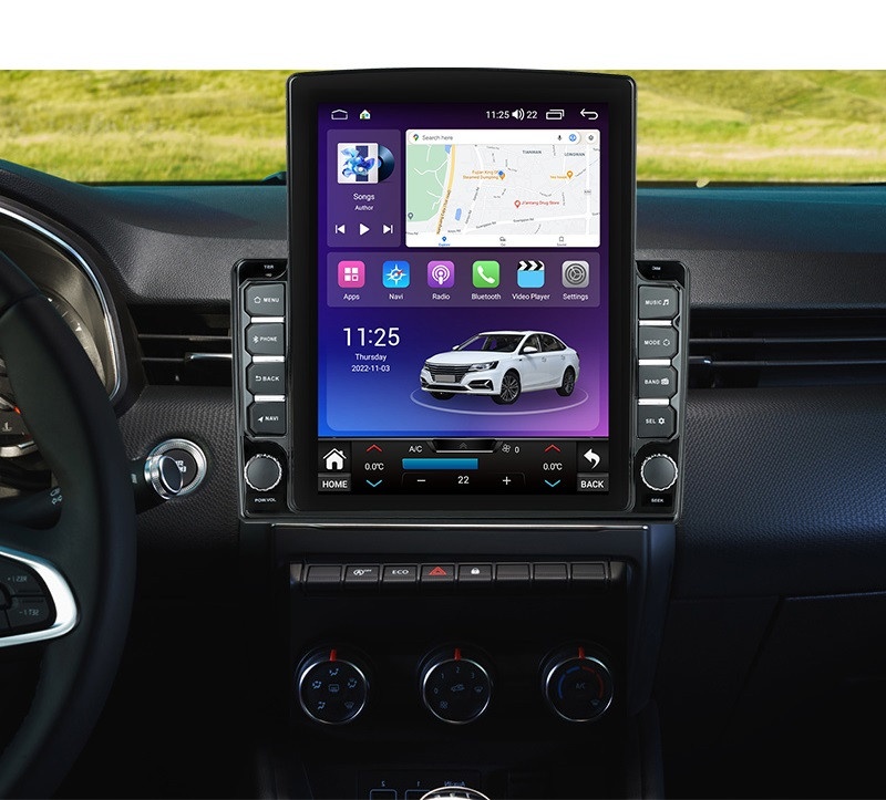 Navigatie dedicata cu Android Renault Zoe dupa 2019, 4GB RAM, Radio GPS Dual Zone, Touchscreen IPS 9.7