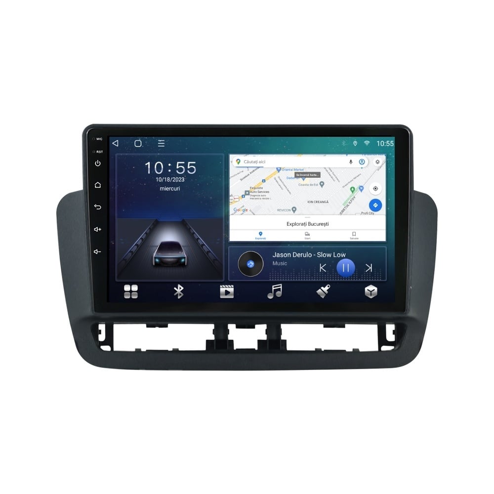 Navigatie dedicata cu Android Seat Ibiza IV 2014 - 2017, 2GB RAM, Radio GPS Dual Zone, Display HD QLED 9