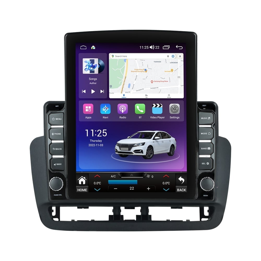 Navigatie dedicata cu Android Seat Ibiza IV 2014 - 2017, 8GB RAM, Radio GPS Dual Zone, Touchscreen IPS 9.7