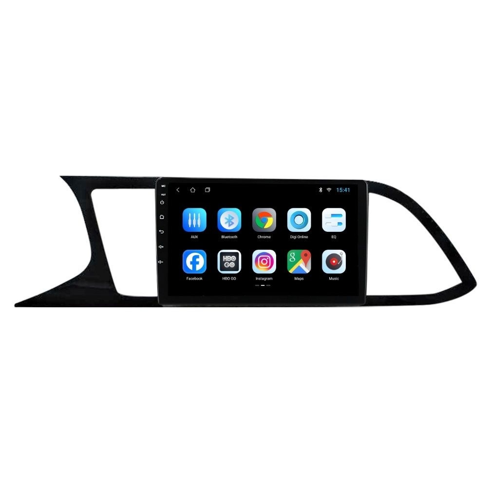 Navigatie dedicata cu Android Seat Leon 5F 2013 - 2020, 1GB RAM, Radio GPS Dual Zone, Display HD IPS 9" Touchscreen, Internet Wi-Fi, Bluetooth, MirrorLink, USB - Imagine 2