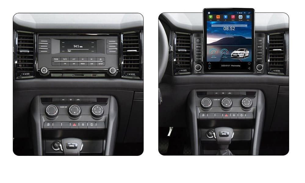 Navigatie dedicata cu Android Skoda Kodiaq dupa 2016, 2GB RAM, Radio GPS Dual Zone, Touchscreen IPS 9.7