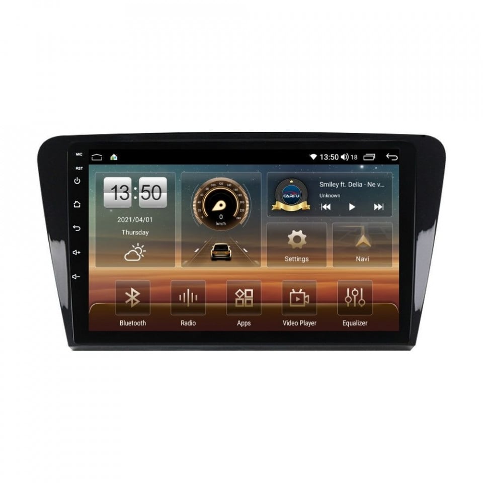 Navigatie dedicata cu Android Skoda Octavia III 2013 - 2020, 6GB RAM, Radio GPS Dual Zone, Display HD QLED 10