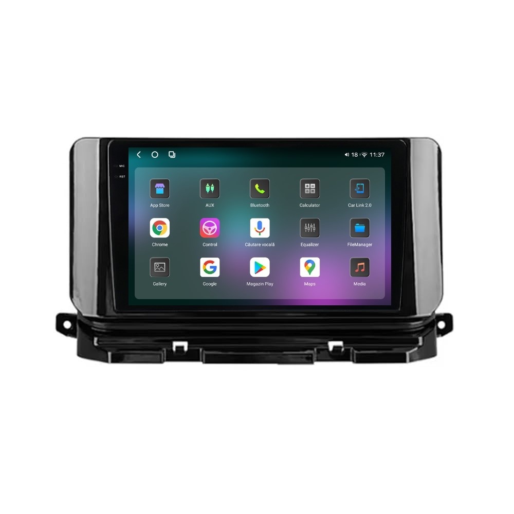 Navigatie dedicata cu Android Skoda Octavia IV dupa 2019, 12GB RAM, Radio GPS Dual Zone, Display 2K QLED 10.36