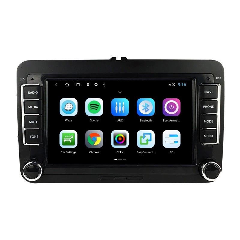 Navigatie dedicata cu Android Skoda Superb II 2008 - 2015, 1GB RAM, Radio GPS Dual Zone, Display HD IPS 7