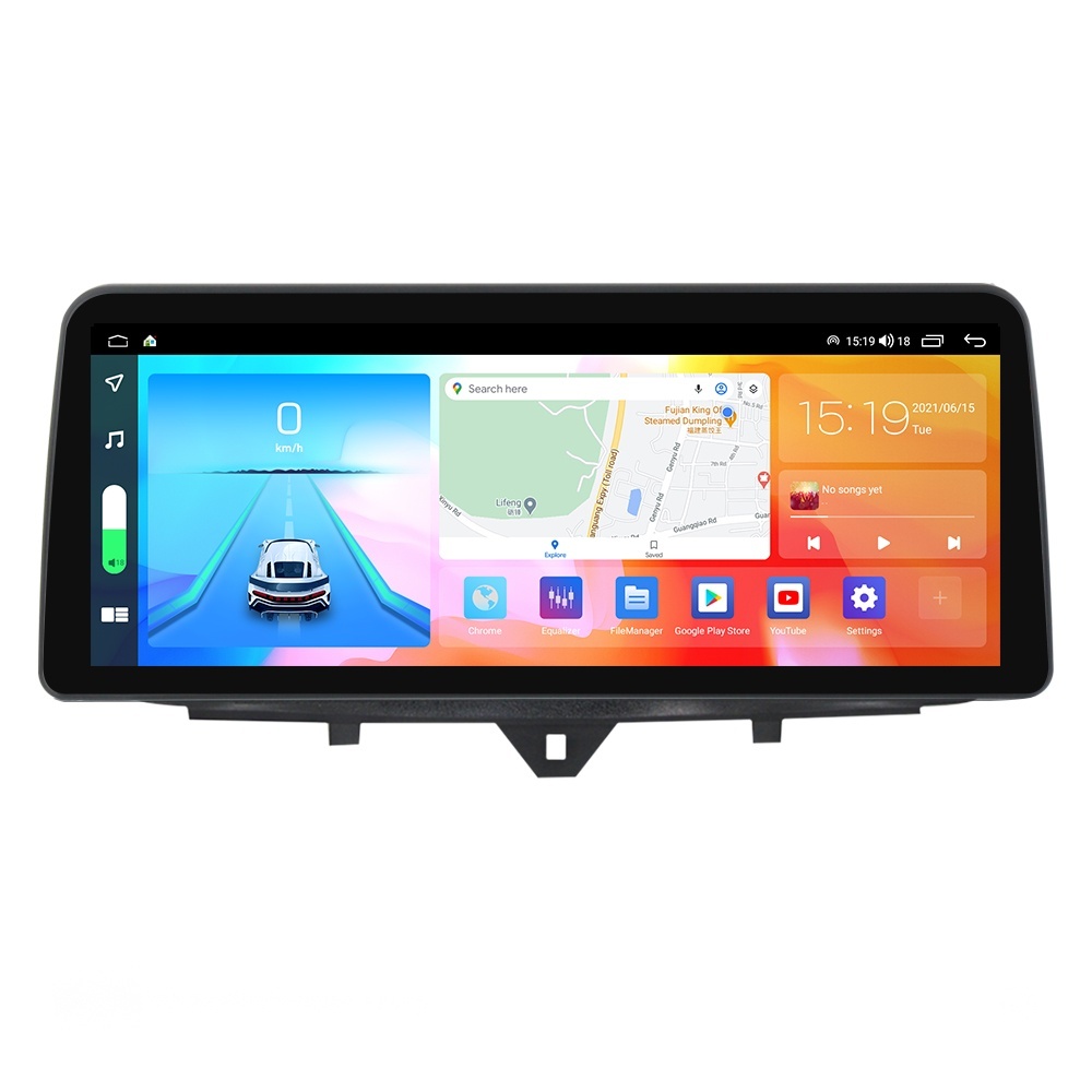 Navigatie dedicata cu Android Smart Fortwo 2011 - 2014, 8GB RAM, Radio GPS Dual Zone, Display QLED 12.3